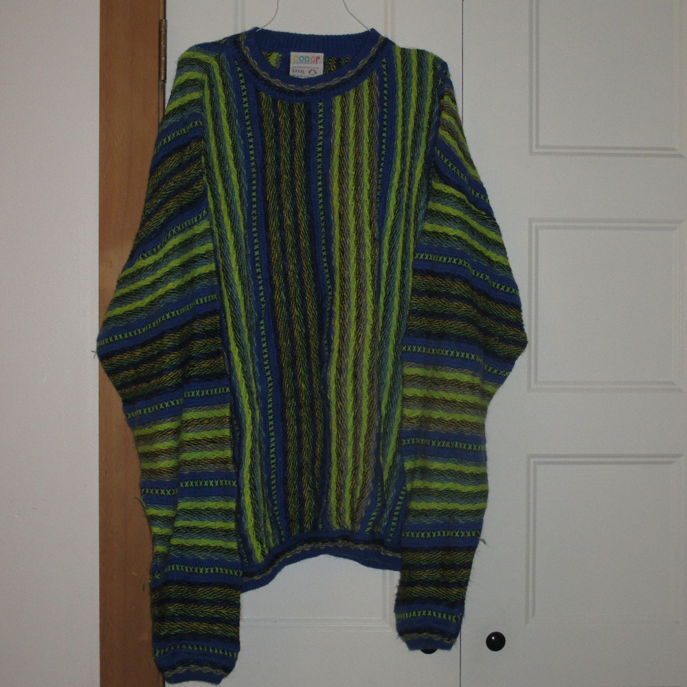 Rare Vintage 1990s Coogi Hip Hop Oversized Sweater